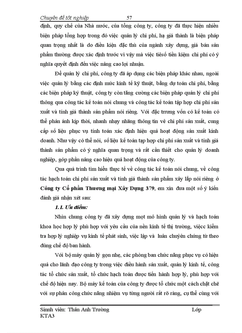 image for page Tổ chức kế toán chi phí sản xuất và tính giá thành sản phẩm tại Công ty Cổ phần Thương mại Xây Dựng 379