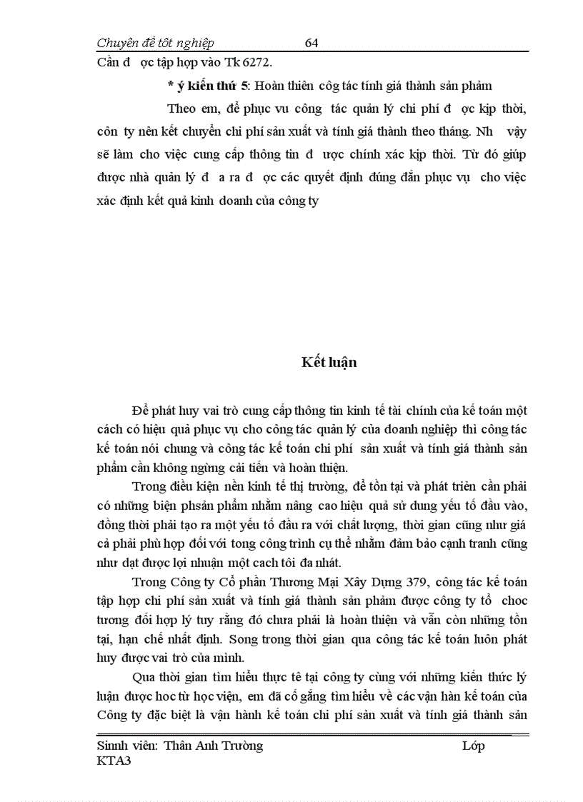 image for page Tổ chức kế toán chi phí sản xuất và tính giá thành sản phẩm tại Công ty Cổ phần Thương mại Xây Dựng 379