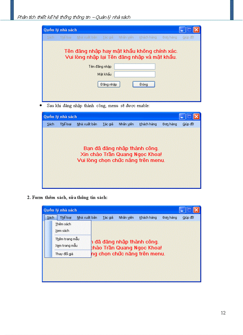 image for page Phân tích thiết kế hệ thống thông tin Quản lý nhà sách