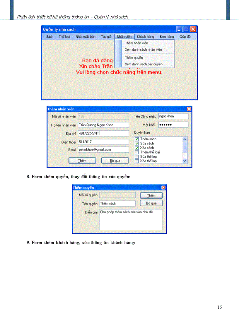 image for page Phân tích thiết kế hệ thống thông tin Quản lý nhà sách