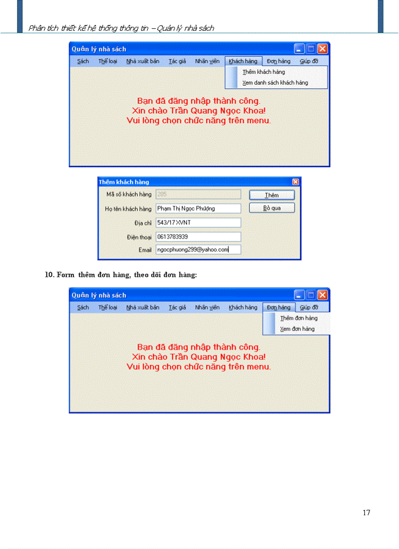 image for page Phân tích thiết kế hệ thống thông tin Quản lý nhà sách