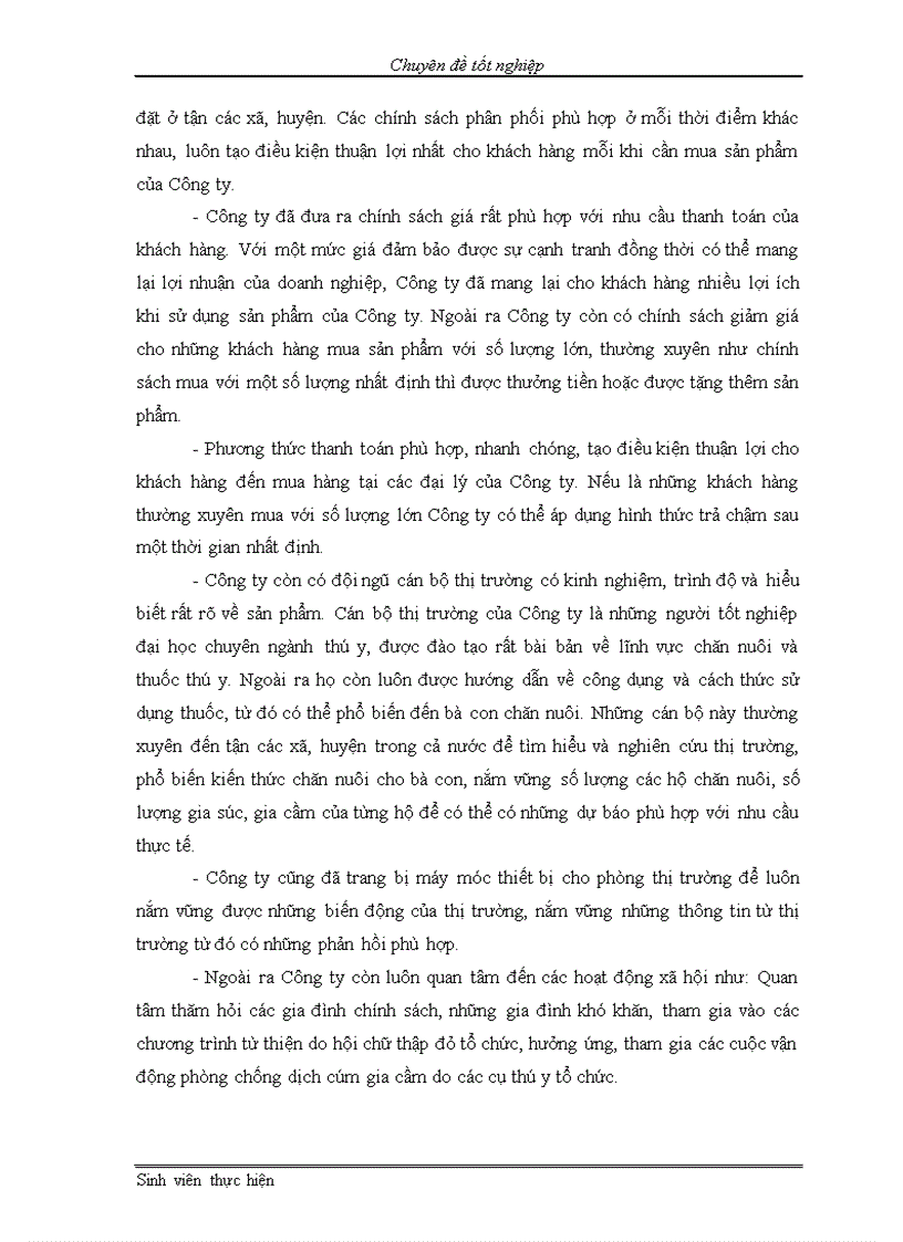 image for page Một số giải pháp thúc đẩy hoạt động tiêu thụ sản phẩm của Công ty Cổ phần Dược và vật tư Thú Y HANVET