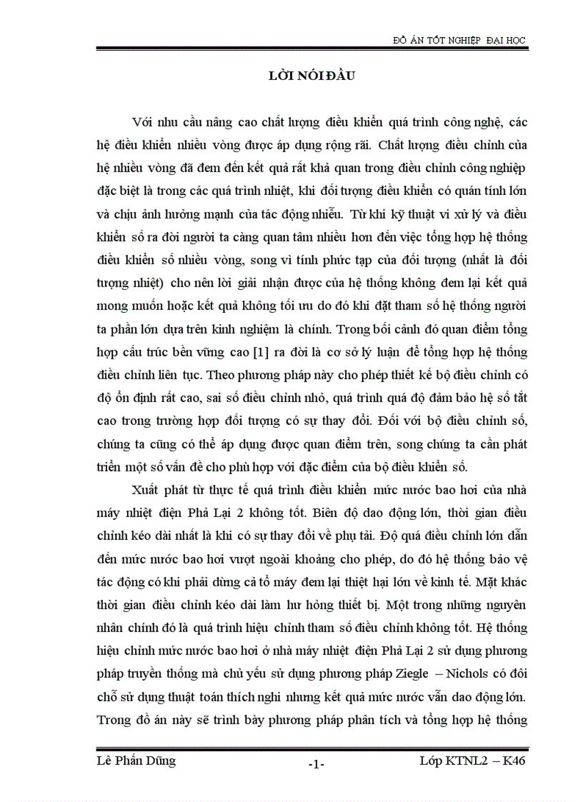 image for page Phương pháp tổng hợp bộ điều khiển nước bao hơi trong nhà máy nhiệt điện