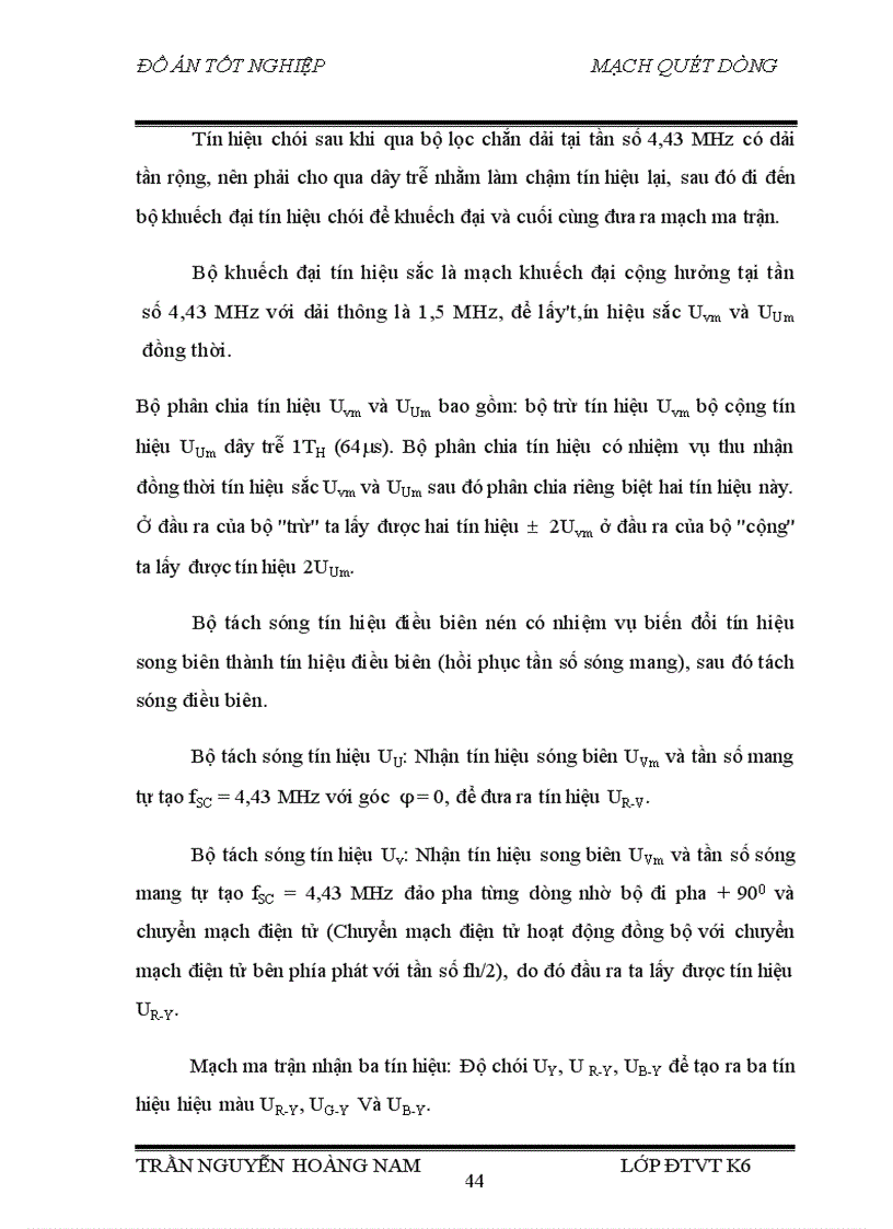 image for page Mạch quét dòng trong máy thu hình màu JVC C1490M