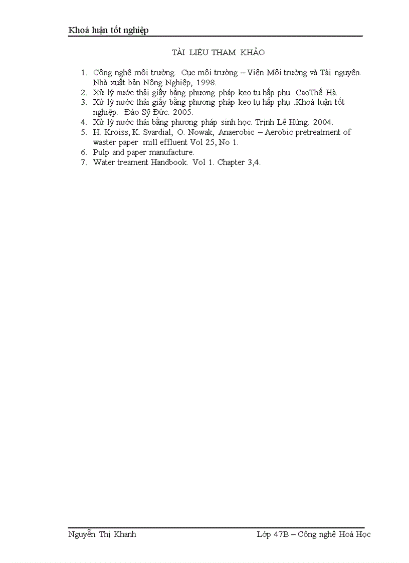 image for page Phân tích công nghệ xử lý nước thải công ty sản xuất bột giấy