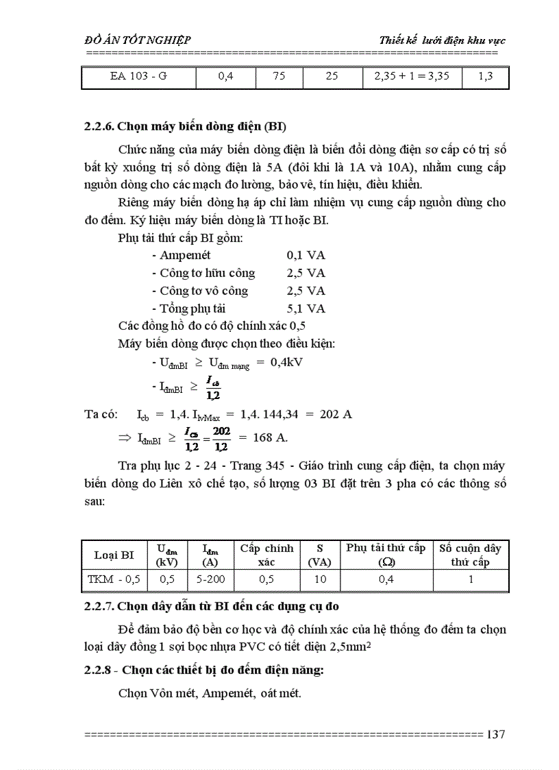 image for page Thiết kế lưới điện khu vực