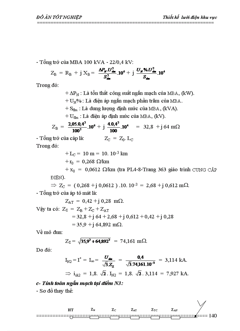 image for page Thiết kế lưới điện khu vực