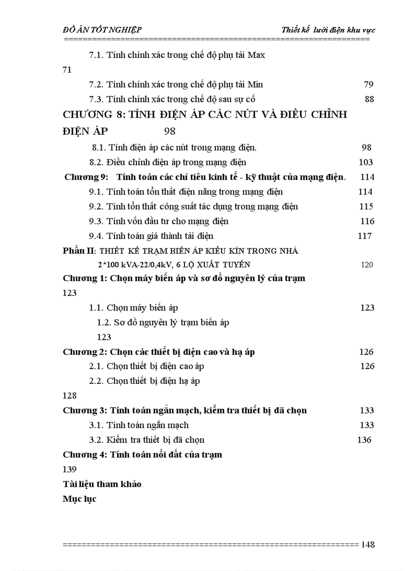 image for page Thiết kế lưới điện khu vực