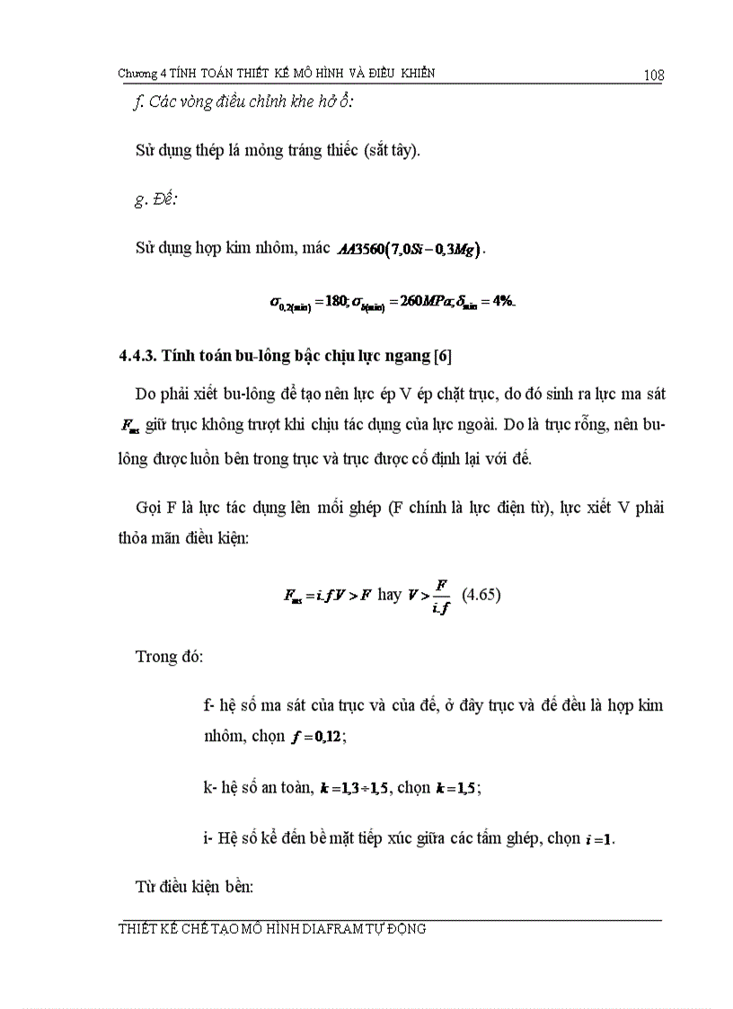 image for page Thiết kế hệ thống thiết kế cơ cấu điều chỉnh tự động diafram