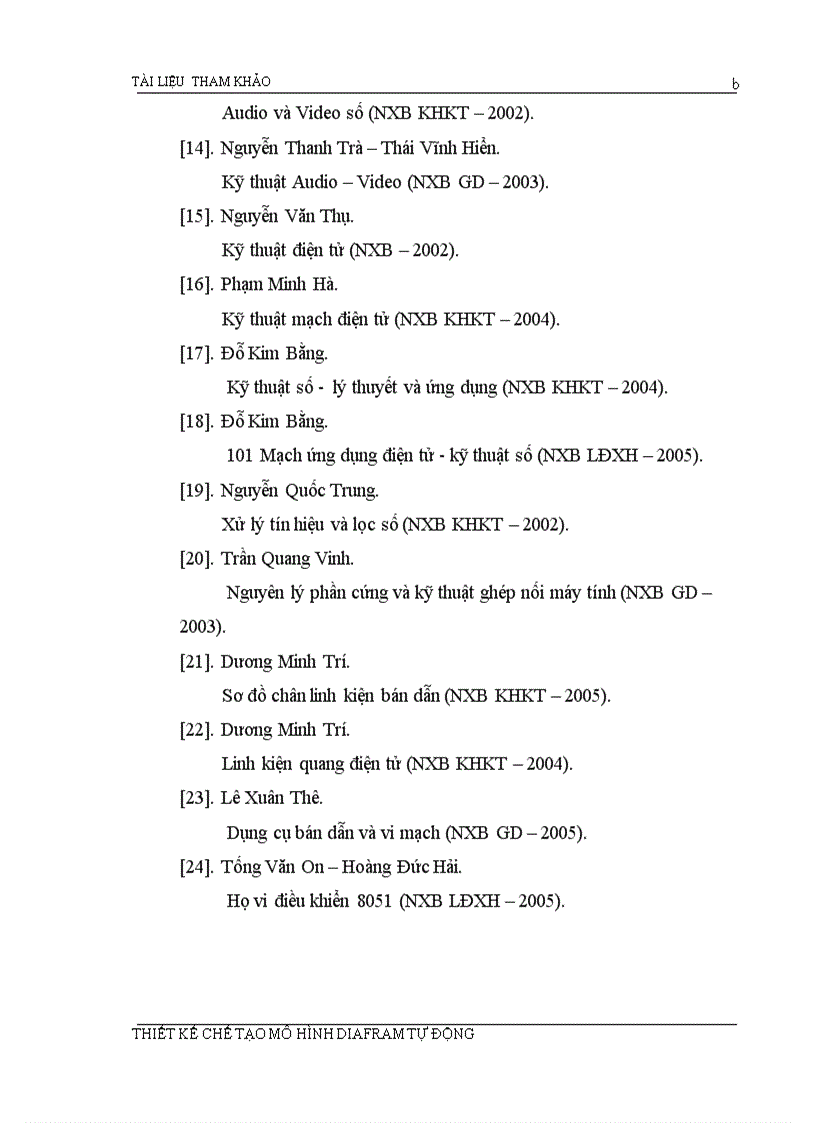 image for page Thiết kế hệ thống thiết kế cơ cấu điều chỉnh tự động diafram