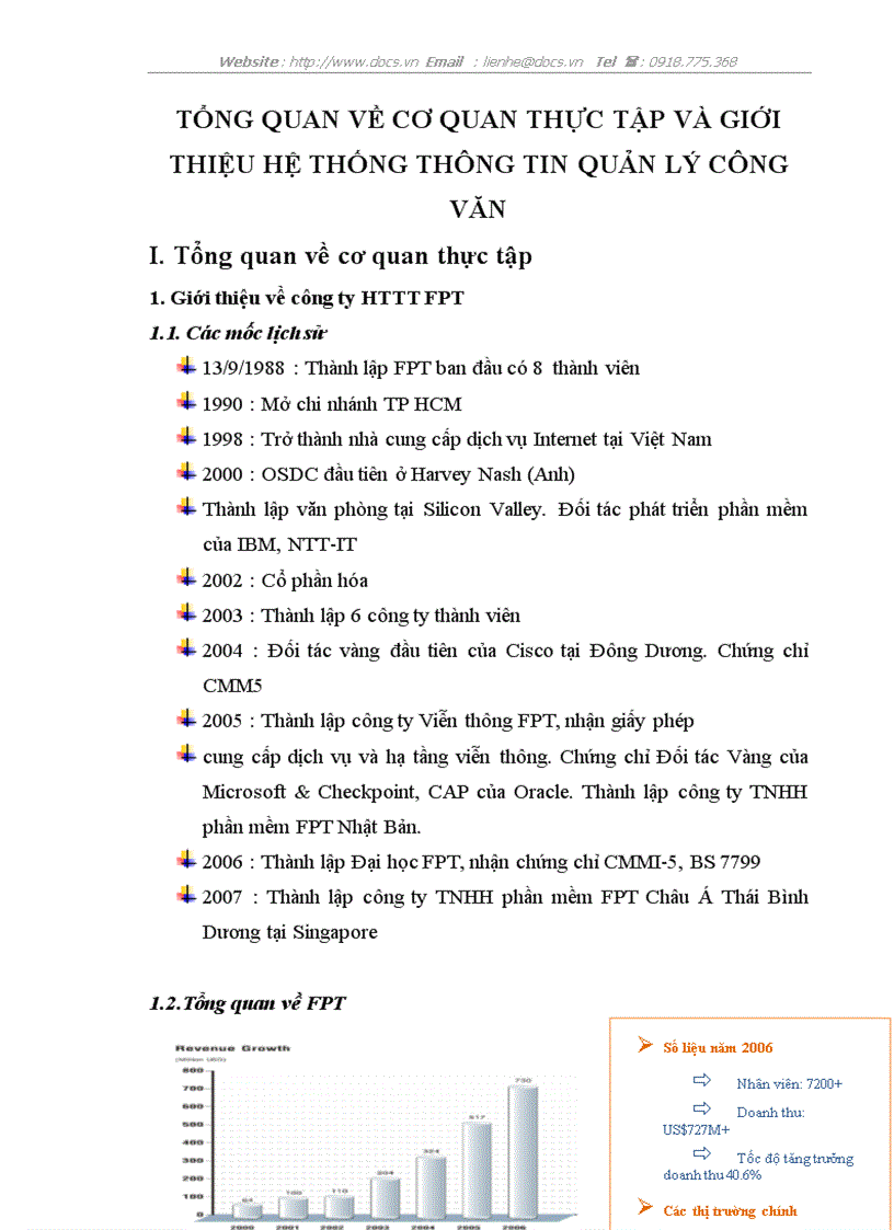 image for page TỔNG QUAN VỀ CƠ QUAN THỰC TẬP VÀ GIỚI THIỆU HỆ THỐNG THÔNG TIN QUẢN LÝ CÔNG VĂN Tại Công ty hệ thông thông tin FPT