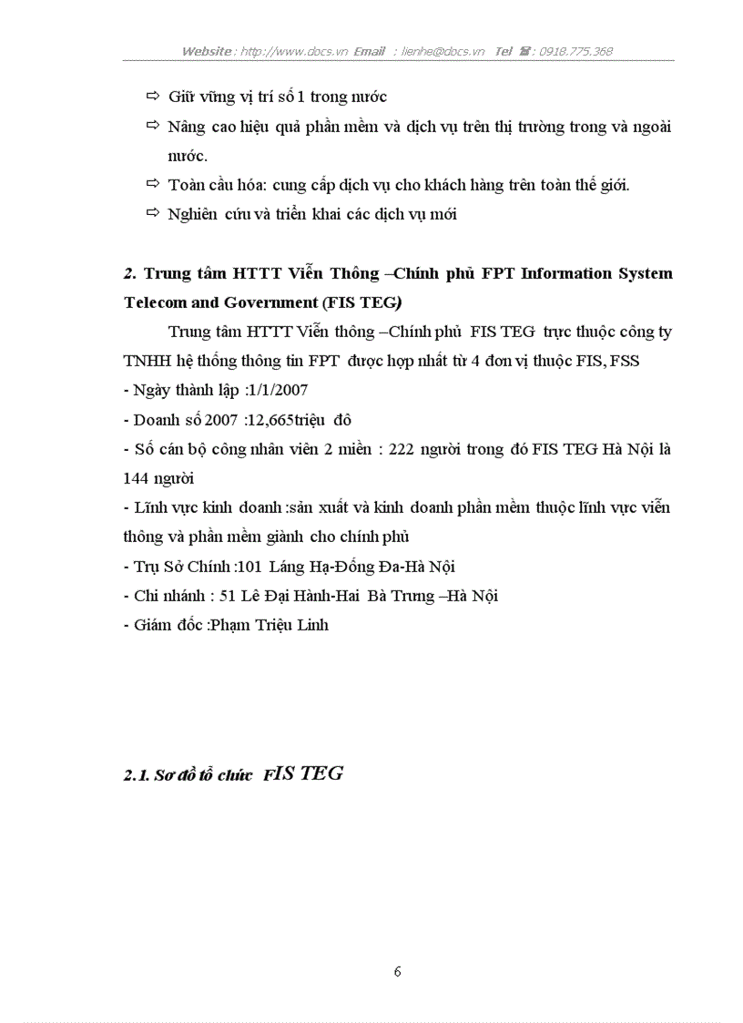 image for page TỔNG QUAN VỀ CƠ QUAN THỰC TẬP VÀ GIỚI THIỆU HỆ THỐNG THÔNG TIN QUẢN LÝ CÔNG VĂN Tại Công ty hệ thông thông tin FPT