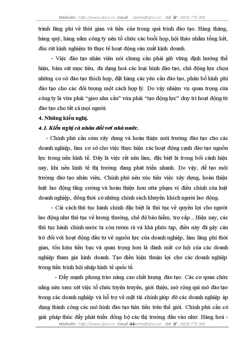 image for page Nâng cao chất lượng công tác Đào tạo nhân viên trong doanh nghiệp