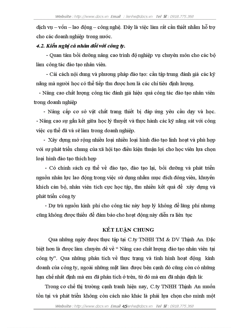 image for page Nâng cao chất lượng công tác Đào tạo nhân viên trong doanh nghiệp