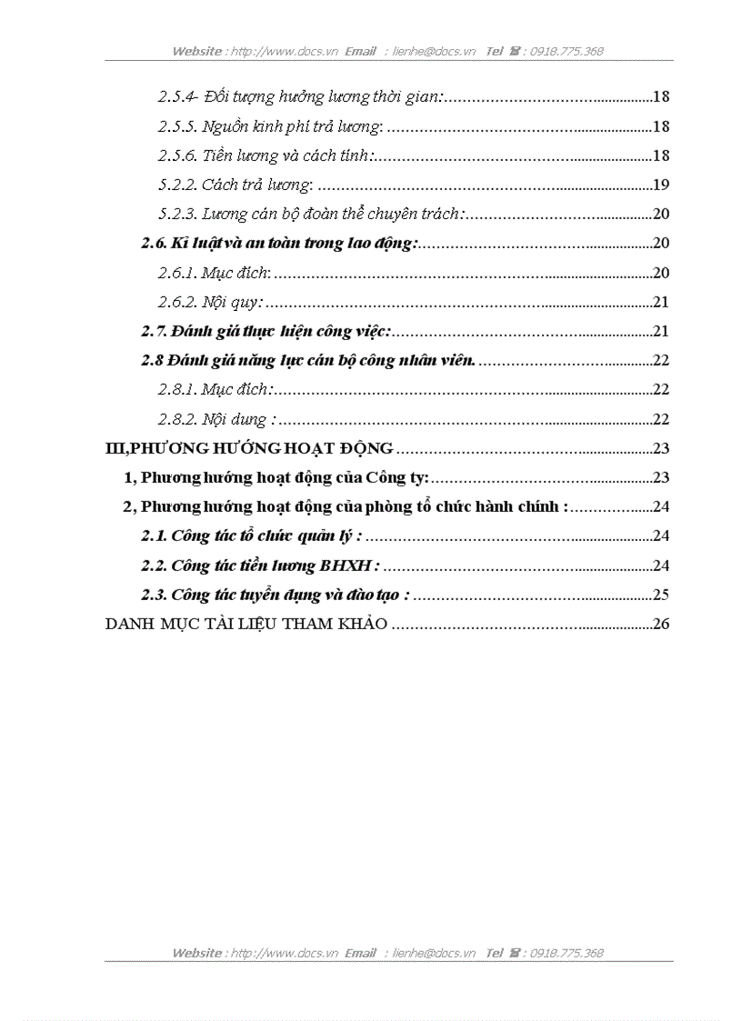 Báo cáo tổng hợp Tại Công ty CP Sông Đà 1