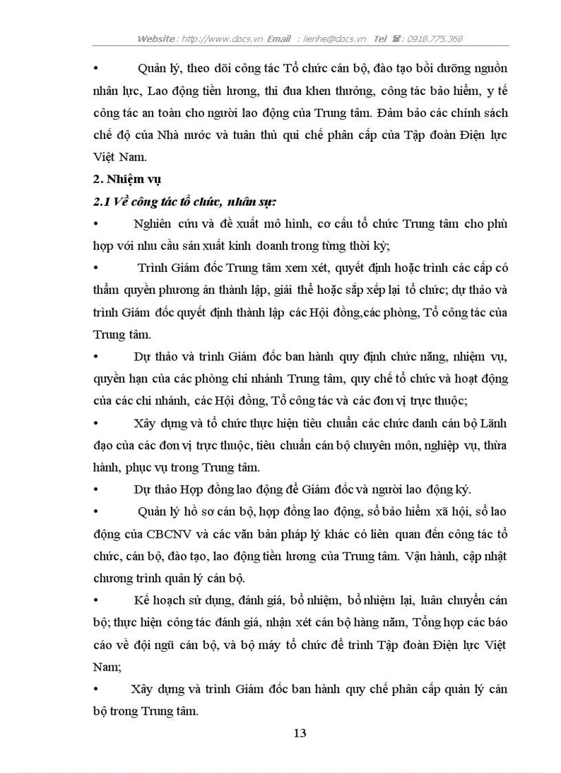 image for page Báo cao tổng hợp Tại Trung tâm Công nghệ Thông tin Tập đoàn Điện lực Việt Nam