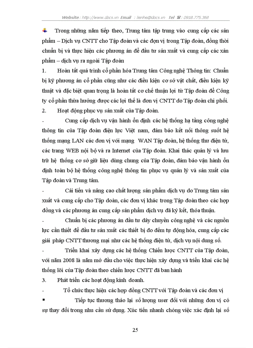 image for page Báo cao tổng hợp Tại Trung tâm Công nghệ Thông tin Tập đoàn Điện lực Việt Nam