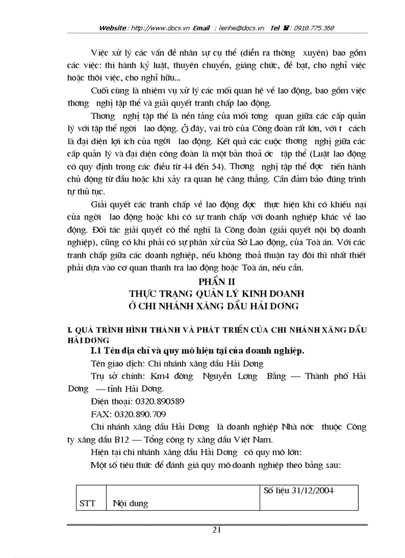 image for page Tìm hiểu và phân tích đánh giá các lĩnh vực quản lý hoạt động sản xuất kinh doanh của chi nhánh xăng dầu Hải Dương