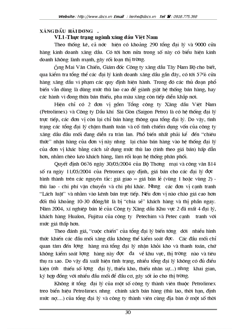 image for page Tìm hiểu và phân tích đánh giá các lĩnh vực quản lý hoạt động sản xuất kinh doanh của chi nhánh xăng dầu Hải Dương