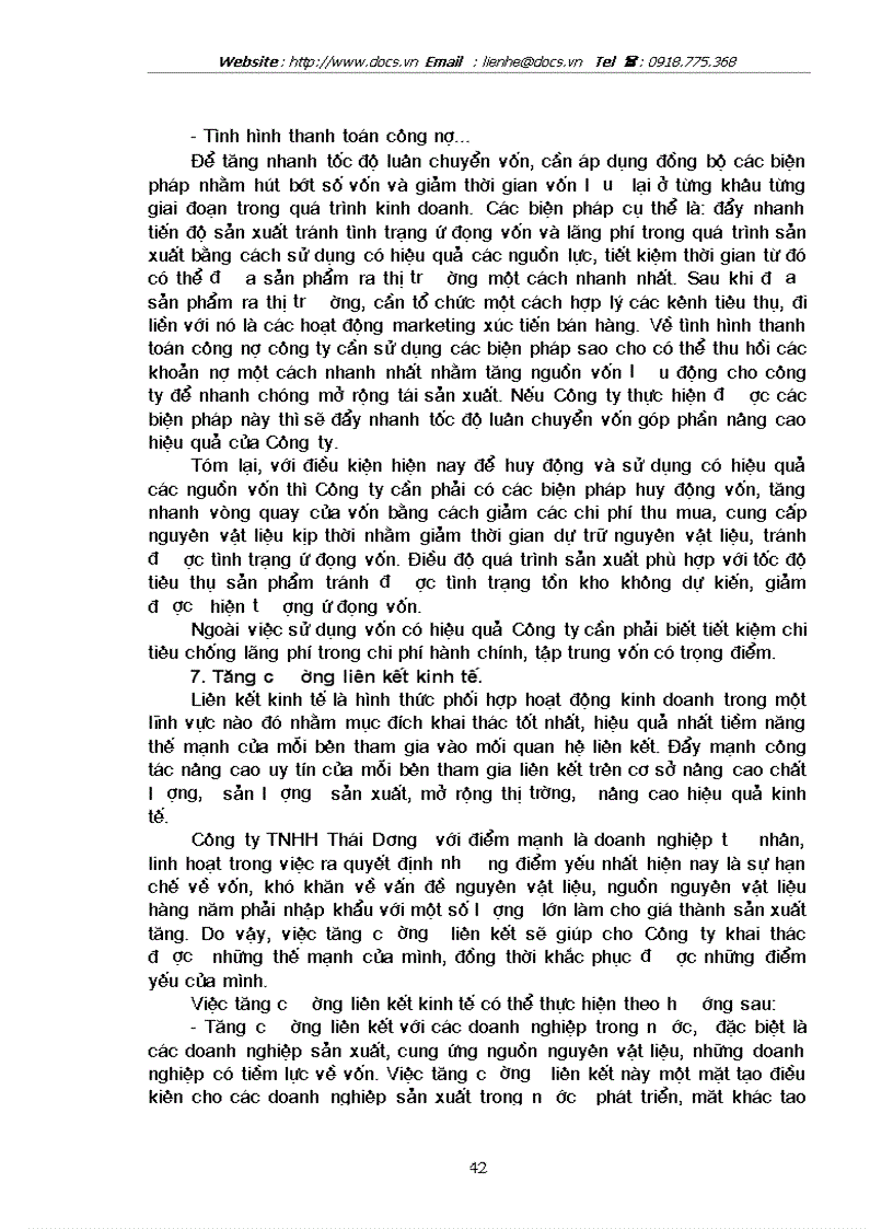 image for page Một số biện pháp Chủ yếu nhằm nâng cao hiệu quả kinh doanh ở Công ty TNHH Thái Dương
