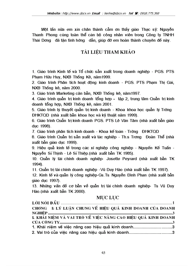 image for page Một số biện pháp Chủ yếu nhằm nâng cao hiệu quả kinh doanh ở Công ty TNHH Thái Dương