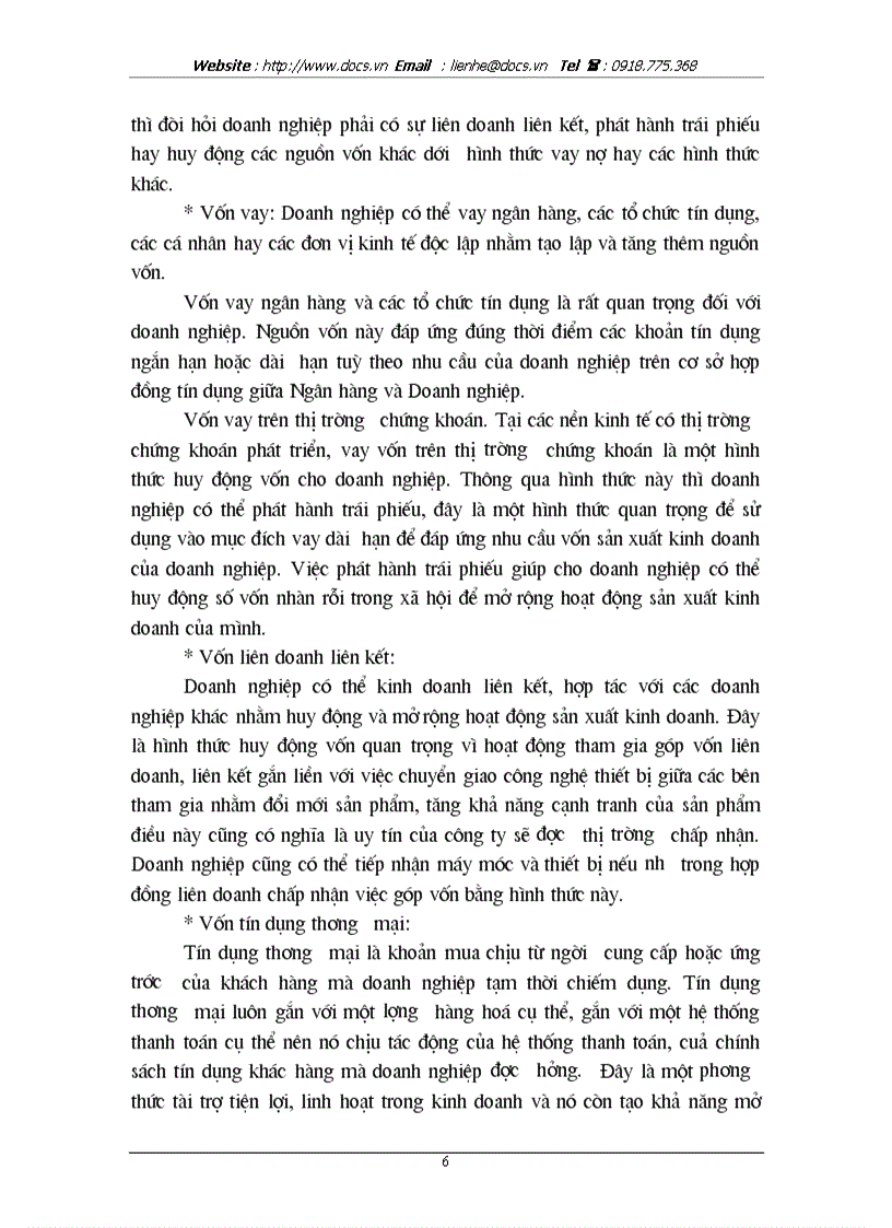 image for page Huy động và sử dụng vốn tại công ty xây dựng và phát triển nhà số 6