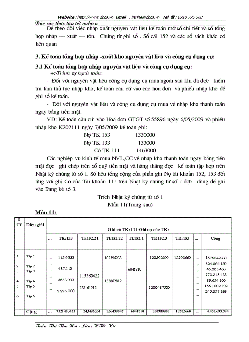 image for page Tổ chức công tác kế toán nguyên vật liệu công cụ dụng cụ tại công ty CP chế tạo Thiết Bị Điện
