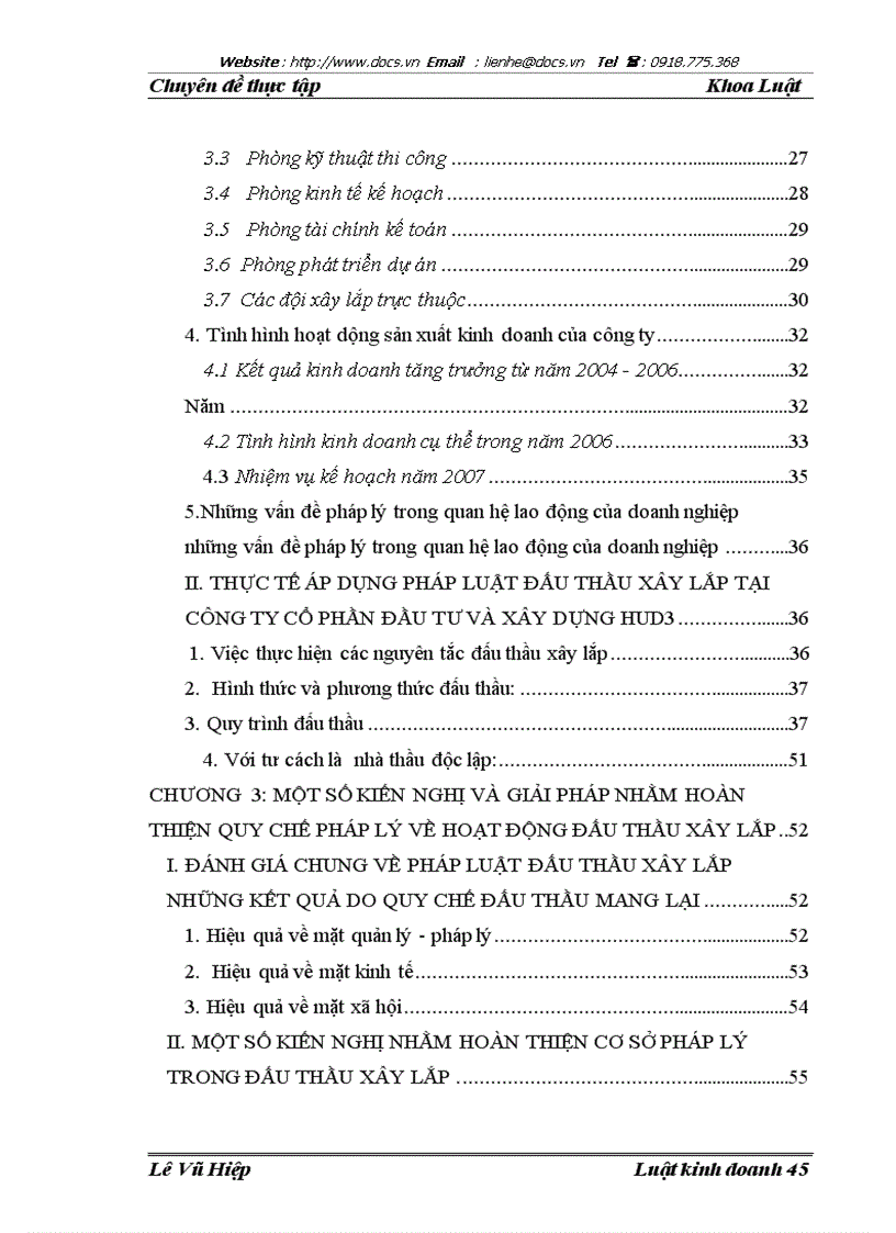 image for page Lý luận và thực tiễn về hoạt động đấu thầu xây lắp tại Công ty cổ phần Đầu tư và Xây dựng HUD3