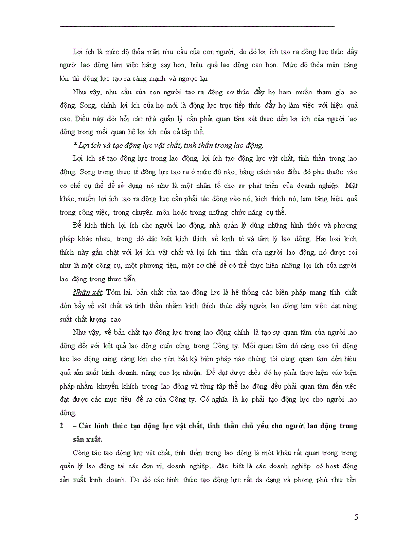 image for page Một số giải pháp nhằm tạo động lực cho người lao động tại Công ty Điện lực Hoàng Mai