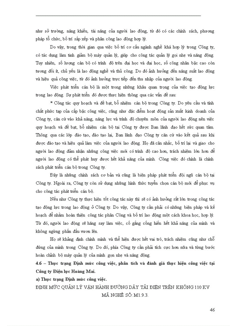 image for page Một số giải pháp nhằm tạo động lực cho người lao động tại Công ty Điện lực Hoàng Mai