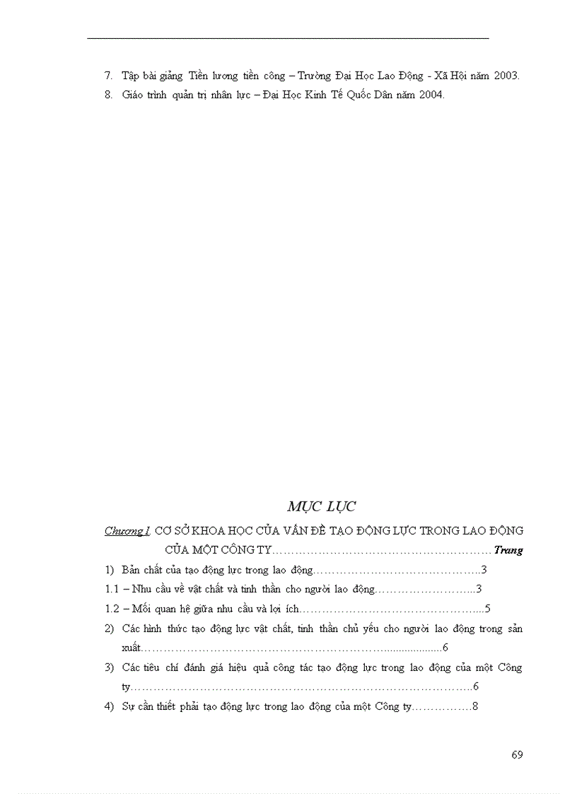 image for page Một số giải pháp nhằm tạo động lực cho người lao động tại Công ty Điện lực Hoàng Mai