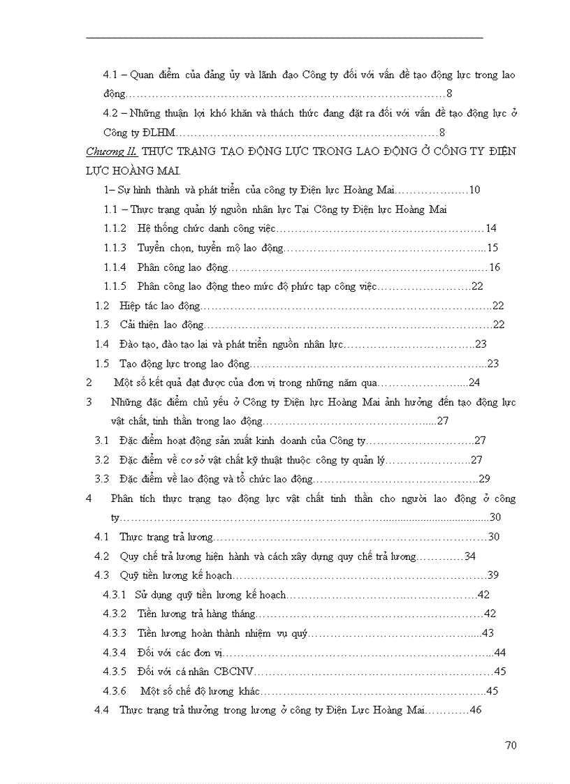 image for page Một số giải pháp nhằm tạo động lực cho người lao động tại Công ty Điện lực Hoàng Mai