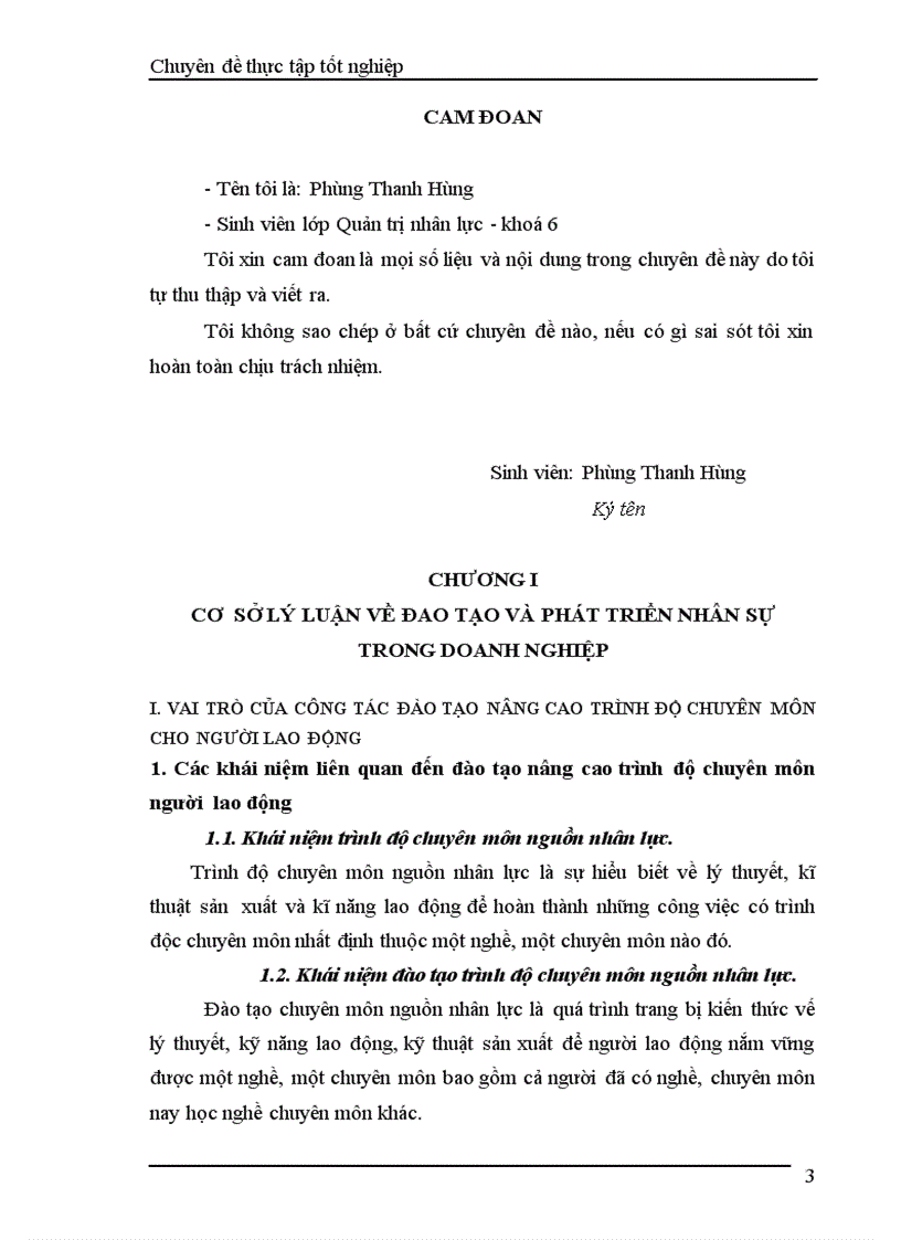 image for page Nâng cao hơn nữa hiệu quả công tác đào tạo và phát triển nguồn nhân lực tại Xí nghiệp Thoát nước số 3 thuộc Công ty TNHH Nhà nước một thành viên thoát