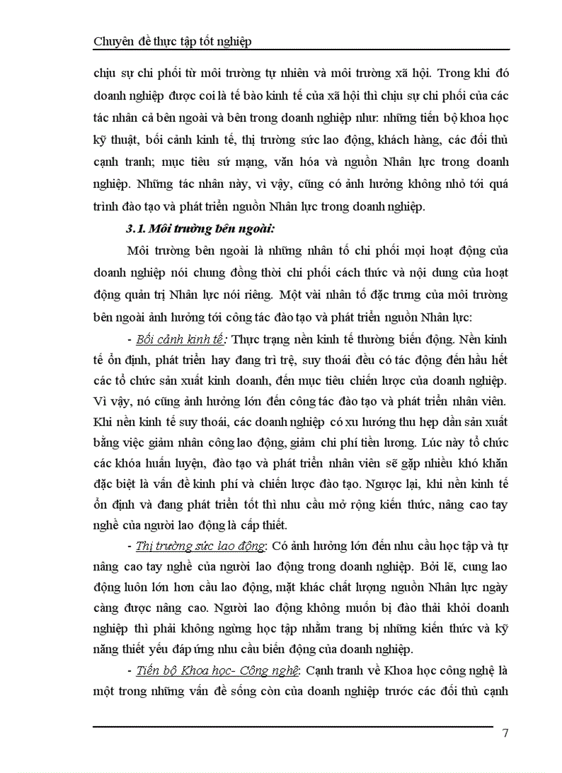 image for page Nâng cao hơn nữa hiệu quả công tác đào tạo và phát triển nguồn nhân lực tại Xí nghiệp Thoát nước số 3 thuộc Công ty TNHH Nhà nước một thành viên thoát