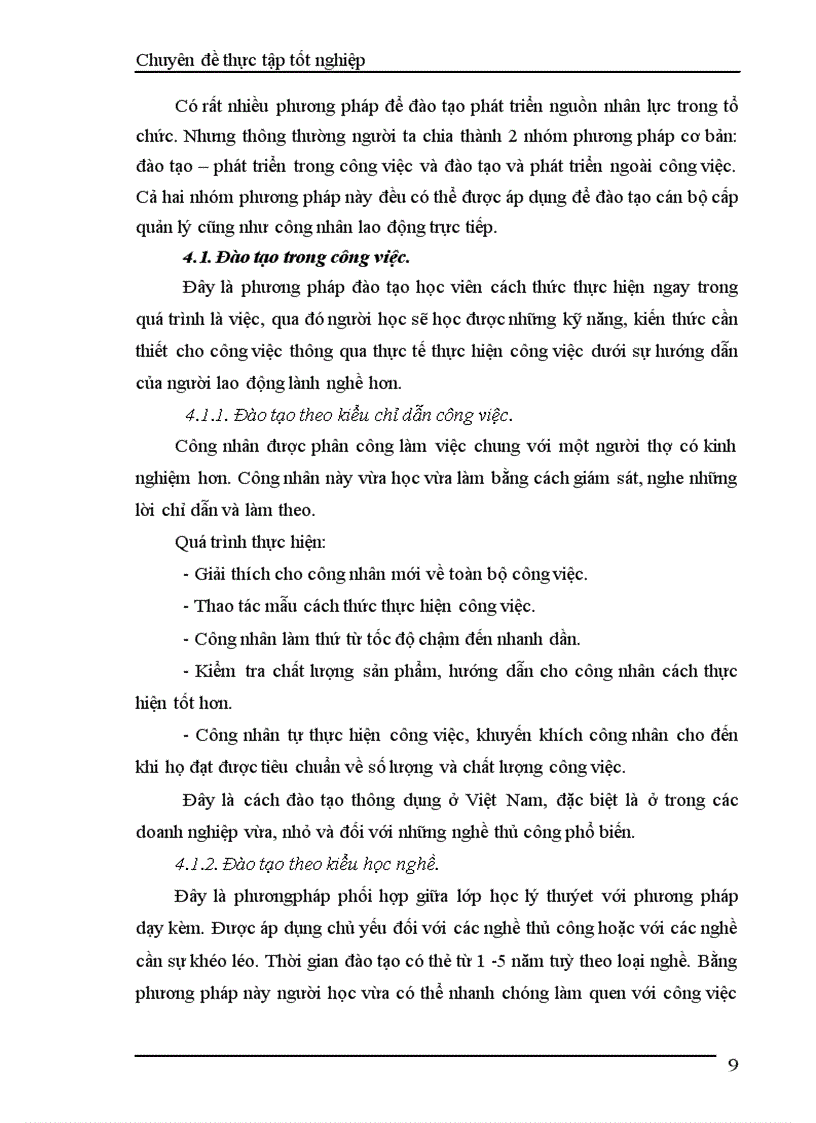 image for page Nâng cao hơn nữa hiệu quả công tác đào tạo và phát triển nguồn nhân lực tại Xí nghiệp Thoát nước số 3 thuộc Công ty TNHH Nhà nước một thành viên thoát