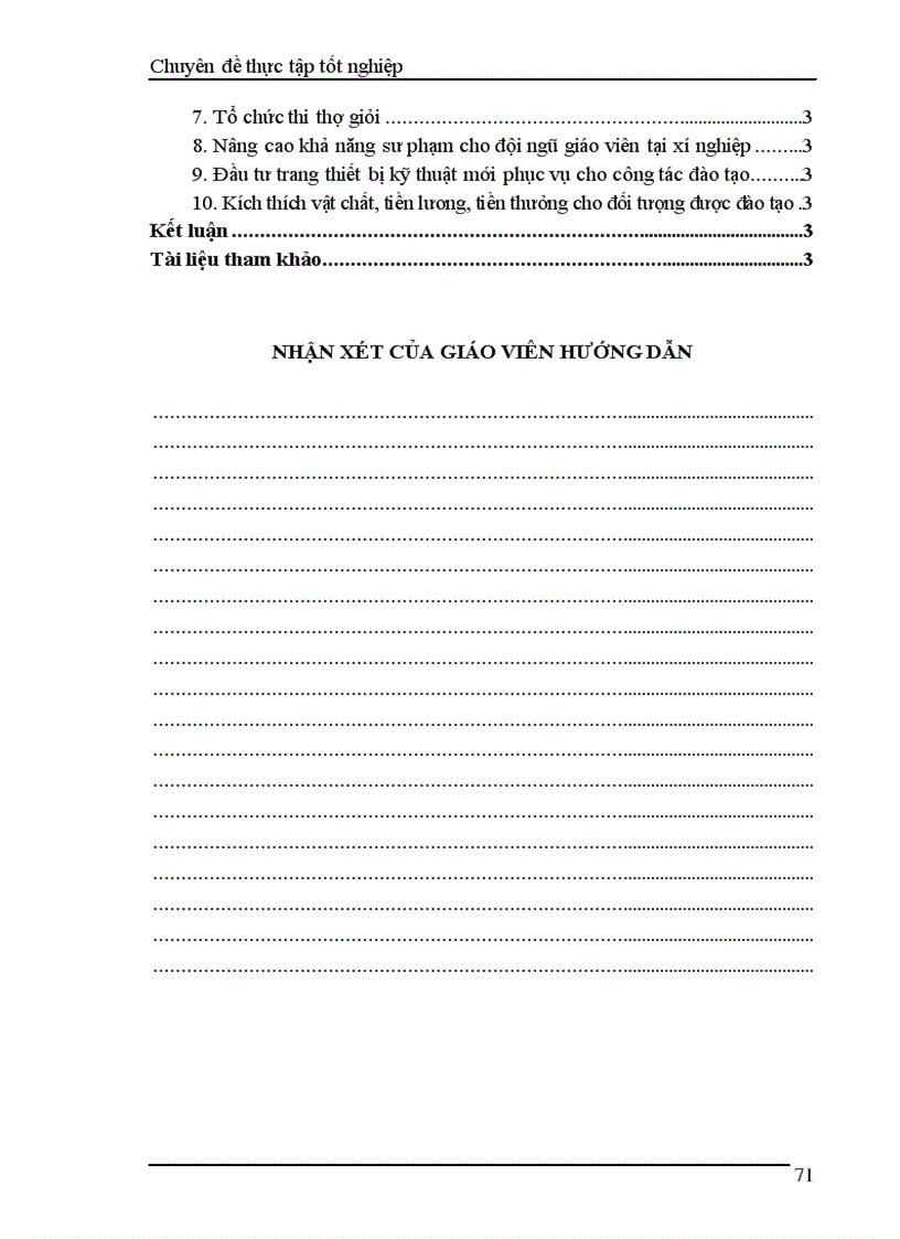 image for page Nâng cao hơn nữa hiệu quả công tác đào tạo và phát triển nguồn nhân lực tại Xí nghiệp Thoát nước số 3 thuộc Công ty TNHH Nhà nước một thành viên thoát