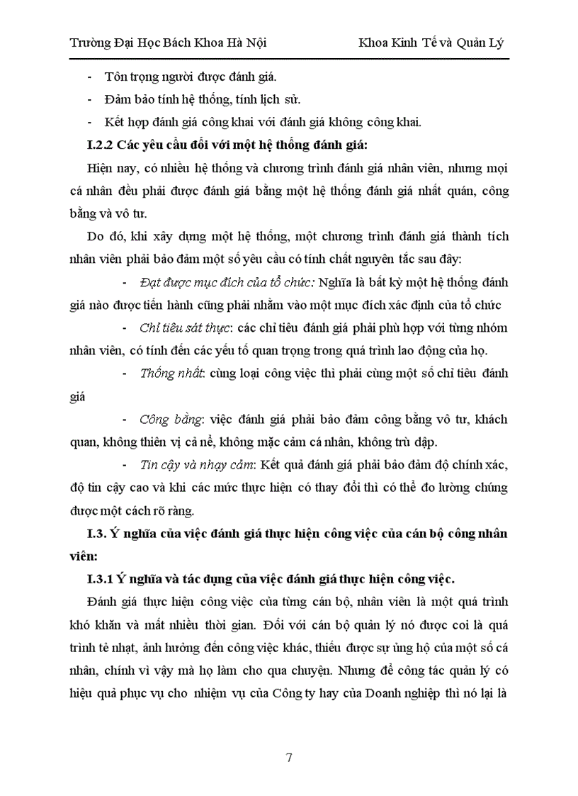 image for page Nghiên cứu và xây dựng chỉ tiêu đánh giá thực hiện công việc cho một số vị trí điển hình của cán bộ nhân viên ở Công ty xuất nhập khẩu cung ứng thiết