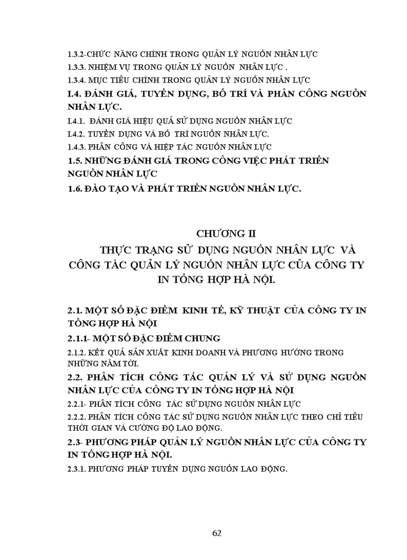 image for page Phân tích thực trạng đề xuất giải pháp nhằm nâng cao hiệu quả quản lý và sử dụng nguồn nhân lực của côngty in tổng hợp hà nội