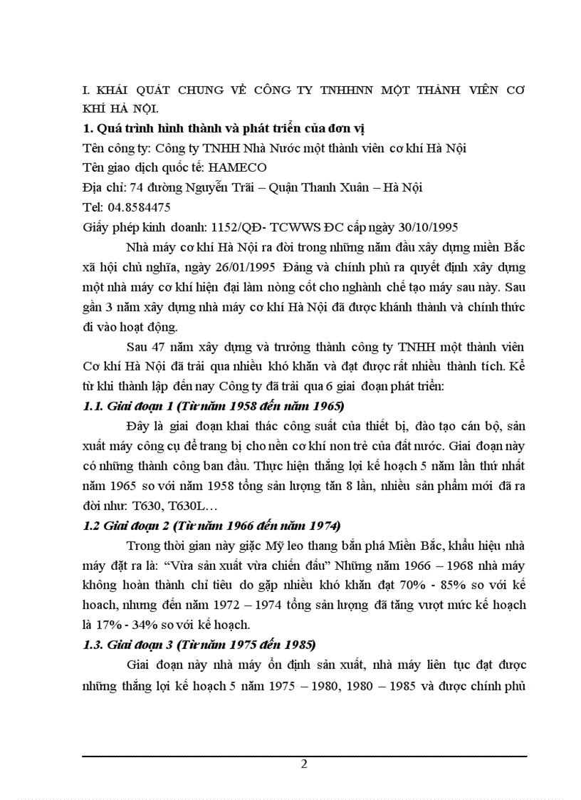 image for page Phân tích thực trạng nhằm nâng cao hiệu quả sử dụng nguồn nhân lực tại công ty TNHHNN một thành viên Cơ Khí Hà Nội