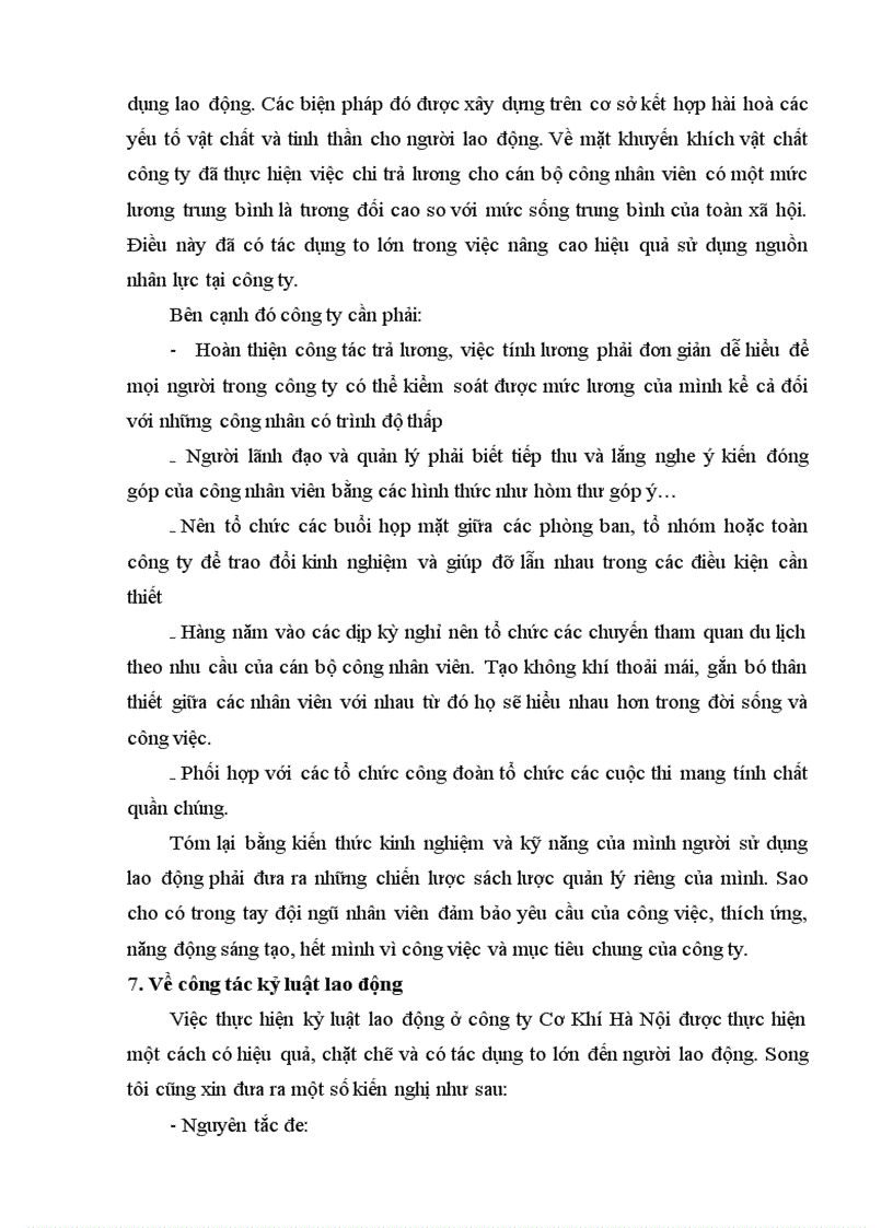 image for page Phân tích thực trạng nhằm nâng cao hiệu quả sử dụng nguồn nhân lực tại công ty TNHHNN một thành viên Cơ Khí Hà Nội