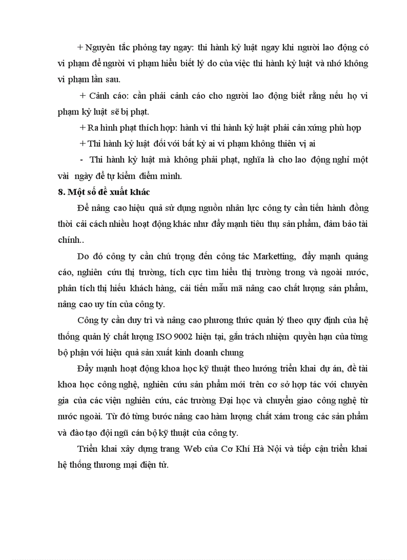 image for page Phân tích thực trạng nhằm nâng cao hiệu quả sử dụng nguồn nhân lực tại công ty TNHHNN một thành viên Cơ Khí Hà Nội