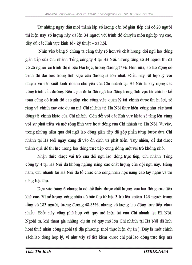 image for page 1số biện pháp hạ giá thành công trình cầu ở Chi nhánh Tổng Công ty xây dựng công trình giao thông 4 Hà Nội