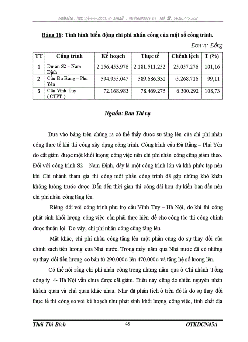image for page 1số biện pháp hạ giá thành công trình cầu ở Chi nhánh Tổng Công ty xây dựng công trình giao thông 4 Hà Nội