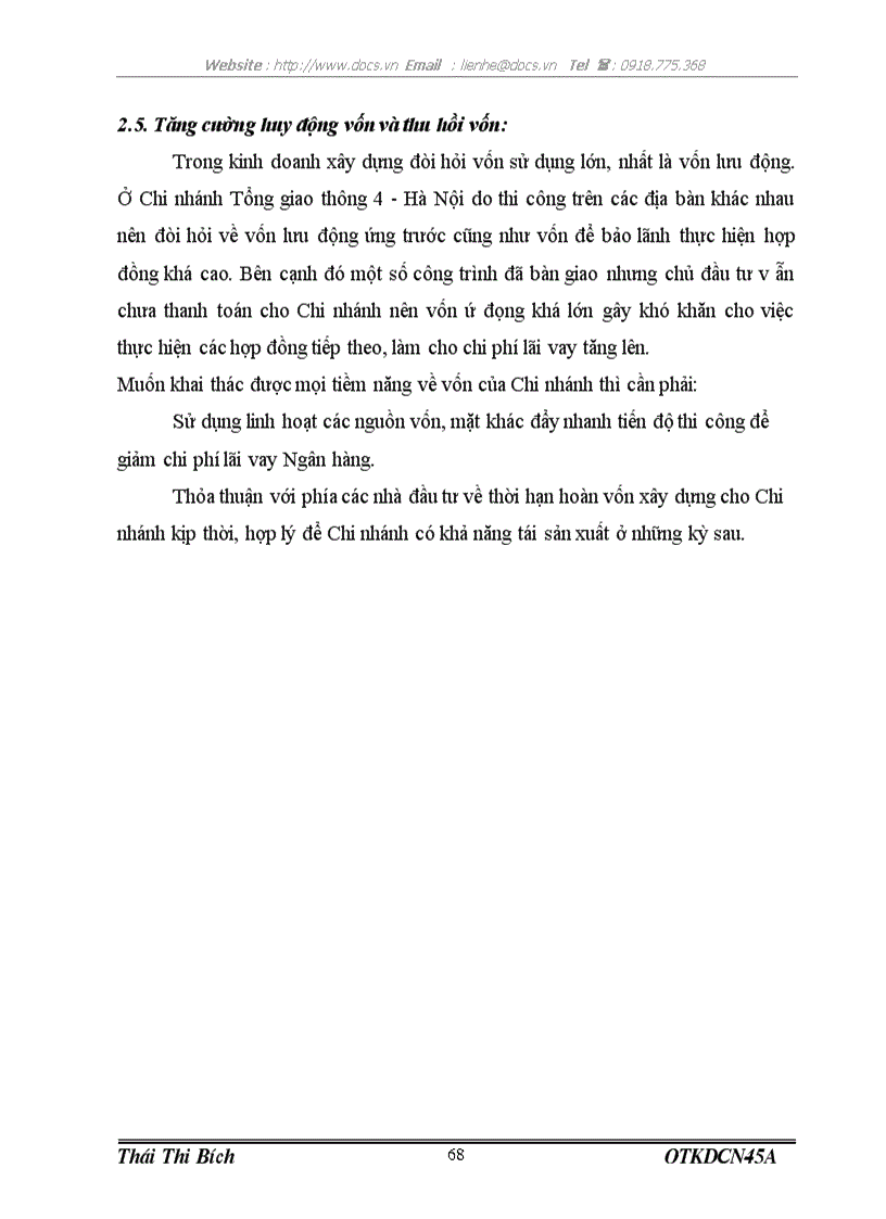 image for page 1số biện pháp hạ giá thành công trình cầu ở Chi nhánh Tổng Công ty xây dựng công trình giao thông 4 Hà Nội