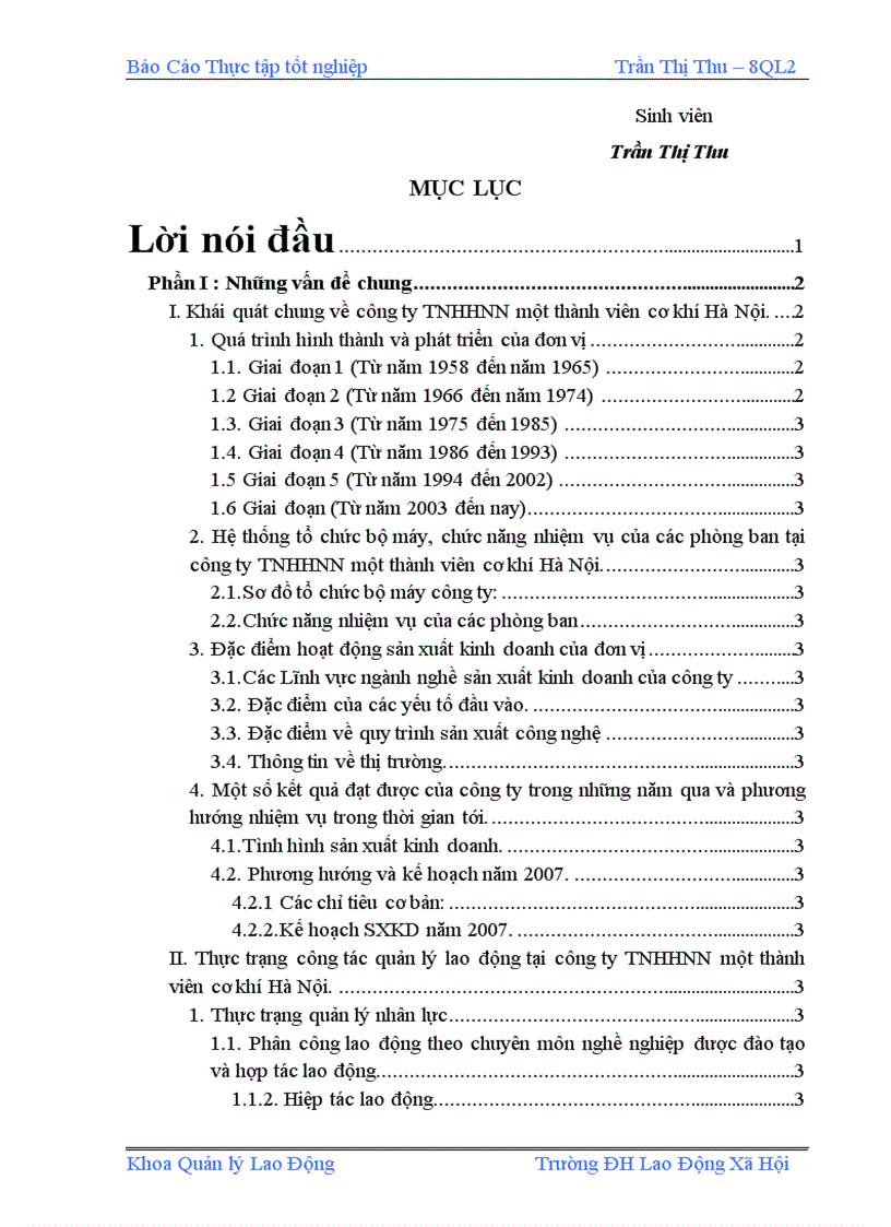 image for page Tìm hiểu về thực trạng công tác Bảo hộ lao động trong Công ty TNHH nhà nước một thành viên Cơ khí Hà Nội