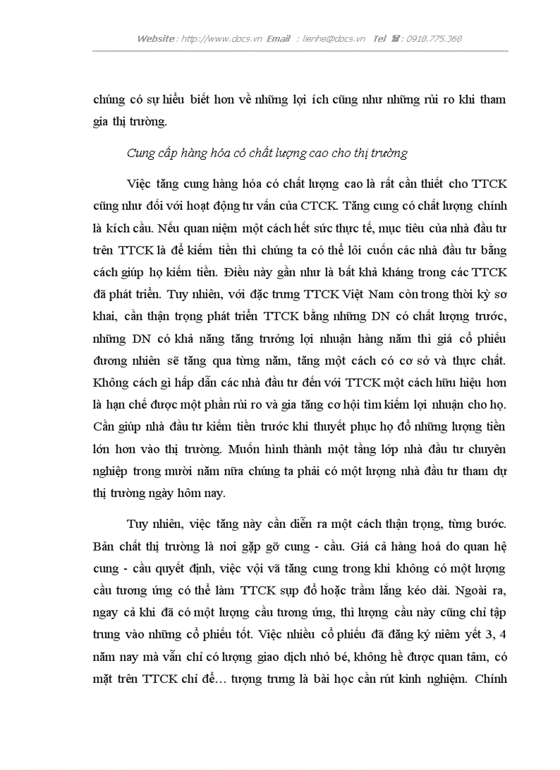 image for page Nâng cao hiệu quả hoạt động tư vấn của Công ty Cổ phần chứng khoán Bảo Việt BVSC