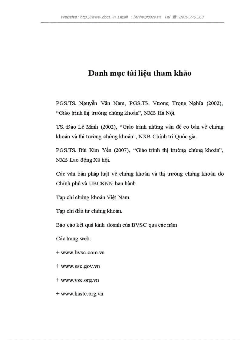 image for page Nâng cao hiệu quả hoạt động tư vấn của Công ty Cổ phần chứng khoán Bảo Việt BVSC