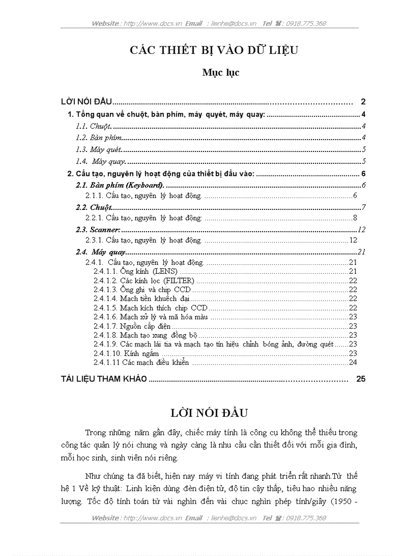 image for page Các thiết bị vào dữ liệu