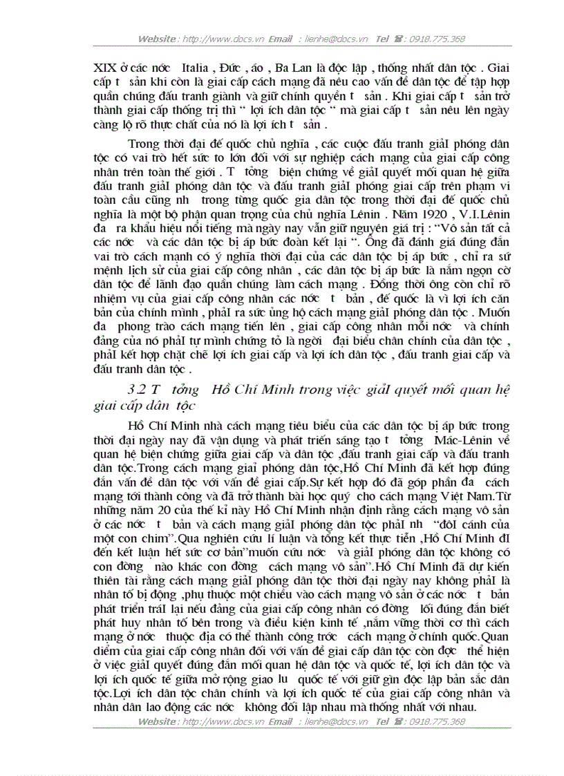 image for page Vấn đề giai cấp và dân tộc trong thời đại ngày nay Liên hệ với thực tiễn Việt Nam