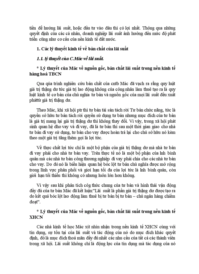 image for page Vai trò của lãi suất đối với quá trình phát triển kinh tế